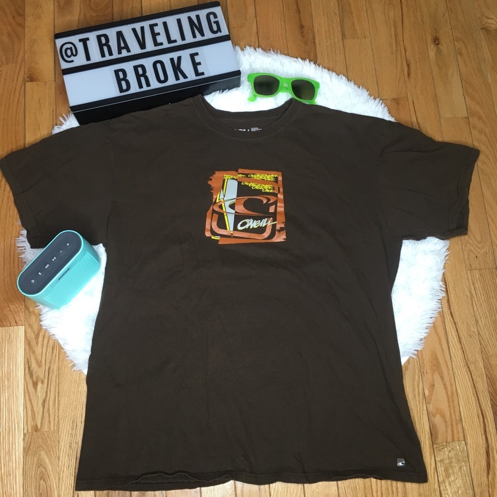 🏄🏼‍♂️ O’Neill Unisex Brown/Orange/Yellow Tee XL